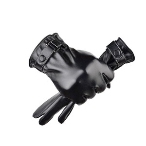 Gants de conduite en cuir souple de qualité supérieure pour hommes Gants de sport d'extérieur imperméables Compatibilité avec écran tactile Coupe basse Design à la mode - Product Image 5