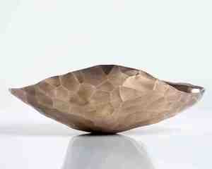 Bol à fruits secs en métal brun antique Rangement décoratif durable pour les collations aux noix et les bonbons pour les occasions de fête - Product Image 5