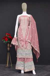 ชุดสูททำงานสำหรับงานปาร์ตี้ชุดสูท PV Vichitra พร้อมการปักรหัสผู้ผลิตและผู้จำหน่ายจาก Surat - Product Image 5