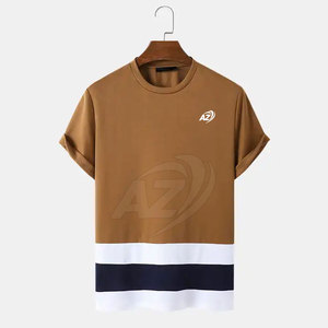 Camiseta de hombre de diseño personalizado 100% algodón transpirable manga corta profesional de alta calidad precio superior a la venta - Product Image 1