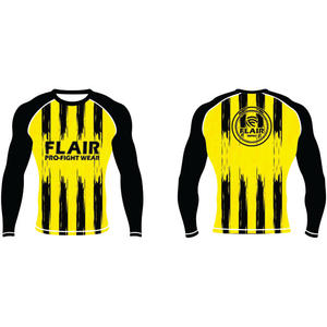 Personalizado Durable Nylon BJJ Rash Guard Larga Protección UV Anti-UV Compresión Camisa Transpirable y Cómodo - Product Image 4