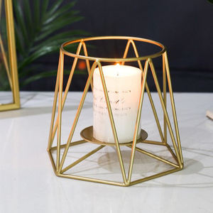 Good Quality Metal <b>Dinner</b> Tableware <b>Candle</b> Stick Storage Holder Wire Customized Tea Light <b>Candle</b> Holder Gold Plated Home Decor - Product Image 3