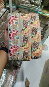 Cordones de organza hechos a medida con bordado floral surtido Lentejuelas multicolores e hilo Varias opciones disponibles - Product Image 2