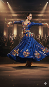 ประดับด้วยกระจกโค้งลาย Paisley ผ้ากำมะหยี่สีอะคริลิคและคอเสื้อ - Product Image 4