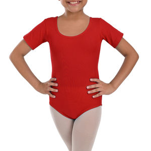 Conjunto de 3 Piezas de Leotardo de Manga Corta para Niña, Ropa de Baile para Entrenamiento - Product Image 6