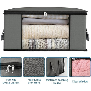 Sacs de rangement non tissés légers à bas prix Sacs de rangement non tissés à grand espace de meilleure conception - Product Image 5