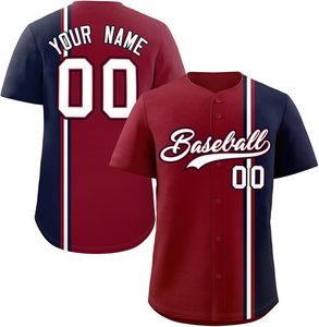 Camisetas de béisbol personalizadas exclusivas de primera calidad Ropa deportiva de secado rápido con diseños personalizados y bordado de primera calidad - Product Image 6