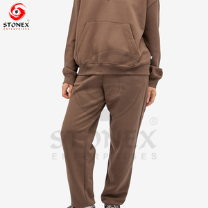 High Quality Cotton Fleece Flare Sweatpants for Men Custom OEM Printed Streetwear with Elastic Waist Closure for Winter - Product Image 3