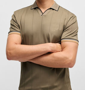 Polo de Algodón Pima para Hombre, Camisa Transpirable de Secado Rápido con Logo Bordado - Product Image 5