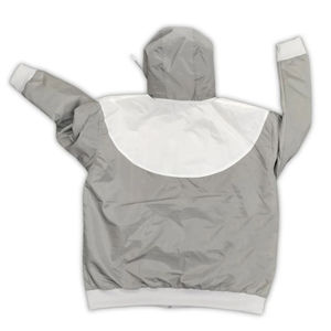 ชุดวอร์มไนลอนแบบแพทช์เวิร์คสั่งทำขายส่ง เสื้อแจ็คเก็ตกันลมแฟชั่นและกางเกงขายาว ชุดวอร์ม 2 ชิ้นสำหรับผู้ชาย - Product Image 3