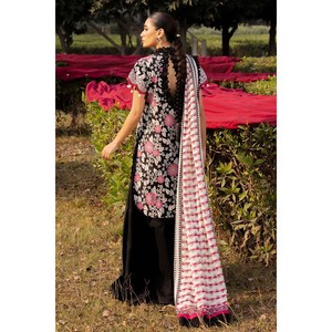 Traje de 3 Piezas para Mujer con Estampado y Borde Bordado CL-52608 - Product Image 1