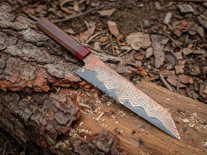 Cuchillo Bowie de Acero Inoxidable Hecho a Mano, Borde Dentado, Grado Industrial, Personalizable, para Cocina, Caza, Colección, Regalo, OEM - Product Image 5