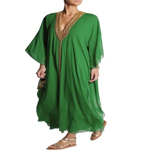Acheter des robes caftan Abaya de qualité supérieure avec un Design fantaisiste et toutes les tailles disponibles pour les vêtements musulmans Abaya faciles à manipuler - Product Image 1
