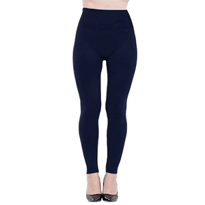 Women's High Waist Fleece Lined 100% Cotton <b>Leggings</b> Soft <b>Thick</b> Solid Summer Pants Seamless Slimming Fitness Yoga Set 2026 - Product Image 3