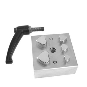 Outils de fabrication de bijoux en forme de coeur en acier inoxydable dis avec Cutter Casting Machine Jewelry Disc Cutting Set - Product Image 5