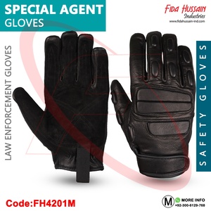 Venta al por mayor de guantes de agente especial de alta calidad Guantes tácticos de rappel Guantes de cuero de seguridad de Pakistán - Product Image 5