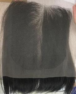 VQ Hair Bone Straight 5by5 Cabello humano virgen Nudos pequeños HD Cierre de frontales de encaje Grande a granel Tinte más oscuro 50g Modelo Jessica 26 - Product Image 3