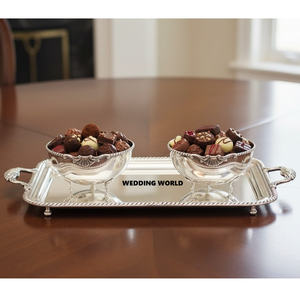 Bol à chocolat en métal de luxe pour le Ramadan, qualité supérieure, bol décoratif pour bonbons, forme personnalisée, bol à chocolat fantaisie - Product Image 6