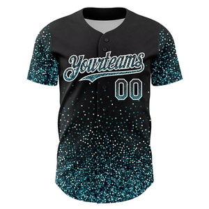 Maillot de baseball respirant 100 % polyester pour homme, fabriqué au Pakistan, avec noms d'équipe personnalisables, uniforme à séchage rapide - Product Image 1