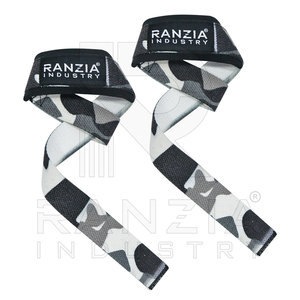 Ajustable gimnasia Fitness levantamiento de pesas algodón Camo sublimado gimnasio levantamiento de pesas Powerlifing muñequera correas para la venta - Product Image 3
