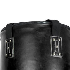 Sac de frappe suspendu en cuir PU personnalisé de haute qualité entraînement de gymnastique sac de sable de boxe robuste fermeture à glissière toile coton - Product Image 2