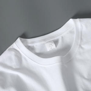 เสื้อยืดสีขาวเสื้อยืดสีขาวสำหรับผู้ชายเสื้อยืดสีขาวพิมพ์ลายเสื้อยืดผ้าฝ้ายสีดำขายส่ง - Product Image 5