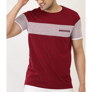 Nouveaux hommes T-shirt hommes Tee hauts en gros à manches courtes respirant hommes T-shirt fabriqué au Pakistan - Product Image 6