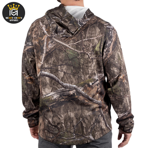 Avec le prix de gros Nouvel arrivage OEM ODM Service Custom Men Camo Hunting Performance Pullover Style Hoodies - Product Image 4