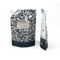 Sachets souples personnalisés en plastique avec bec verseur 500ml 1L 2L pour lessive liquide et savon
