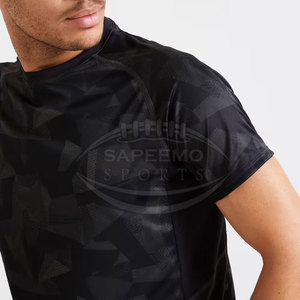 Camiseta Deportiva para Hombre, 100% Algodón, Transpirable, Ecológica, de Secado Rápido, Manga Corta, para Entrenamiento Físico y Actividades al Aire Libre - Product Image 4