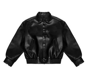 Chaqueta de Cuero para Hombre, Nueva Colección 2025, Corte Entallado, Cómoda, para Exteriores, de Alta Calidad, Transpirable, Diseño Personalizado, Manga Larga, Curtida - Product Image 1