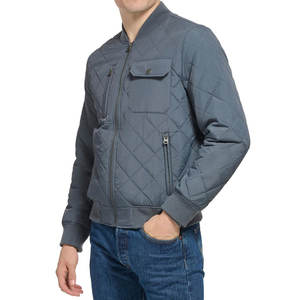 Nouvelle veste bomber décontractée pour homme 2025, style urbain, réversible, en toile imprimée, coupe-vent et respirante, avec logo frontal, OEM - Product Image 3