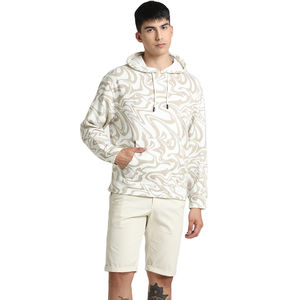 2024 hombres verano Color sólido Sudadera con capucha conjunto corto 2 piezas ropa de calle personalizada transpirable hombres sudaderas con capucha pantalones cortos conjuntos - Product Image 1