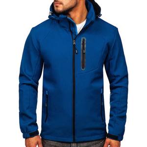 Custom Unisex Autumn Windbreaker Jacket Zip-Up Stand Front Polyester/Cotton Casual Blank Softshell Outdoor Waterproof <b>Camouflage</b> - Product Image 1