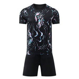 Camiseta de fútbol personalizada conjuntos de secado rápido práctica sublimación logotipo personalizado ropa de fútbol para uniforme de fútbol de los hombres - Product Image 1