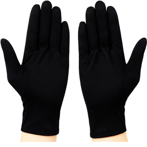 Guantes Masónicos Negros de Algodón y Nailon Bordados, Personalizados con Logotipo, Diferentes Tallas, Suaves y Transpirables, para Ceremonias Religiosas - Product Image 4