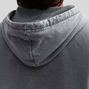 Hot Custom Acid Zip up Hoodie para mujer Sólido Vintage Look Oversized Poliéster Algodón Casual Invierno Ecológico - Product Image 5