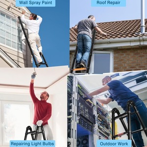 Deliladder 5.0M Aluminium Double Multifunction Telescopic <strong>Ladder</strong> EN131 CE - Product Image 6