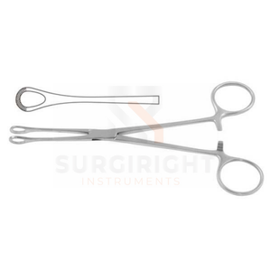 Abrazaderas de tejido Duval, mandíbula dentada, 190mm, pinzas de tejido pulmonar, instrumentos cardiovasculares, instrumentos Surgiright - Product Image 4