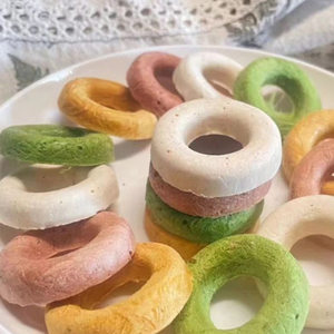 Grosir Murah Berbagai Rasa Camilan Pembersih Gigi Donat Beku Kering untuk Kucing dan Anjing - Product Image 1