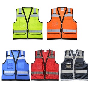 Gilet réfléchissant de sécurité haute visibilité Construction de sécurité Gilet réfléchissant Vêtements de travail avec logo - Product Image 2