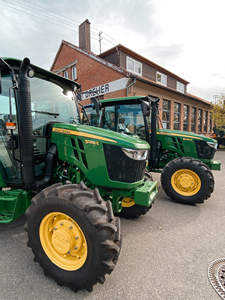 Tracteur agricole d'origine 4x4 John Deere 5058E à vendre - Tracteur multifonctionnel de 130 CV avec cabine climatisée, engrenages et pompe - Product Image 3