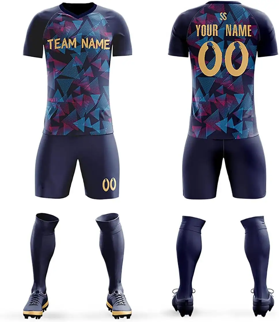 Custom team shirt soccer wear breathable soccer uniform football t-shirt football uniform soccer jersey football jersey
