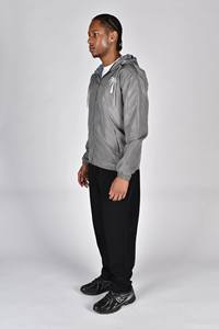 แจ็กเก็ตกันฝนสำหรับผู้ชายเสื้อกันลมกันน้ำทำจากโพลีเอสเตอร์เครื่องแต่งกายแนวสตรีทแบบกำหนดเอง - Product Image 2