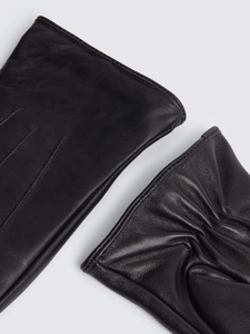 Gants de moto en cuir thermique pour homme, épais, en polaire, pour la saison hivernale, confortables, respirants, écologiques - Product Image 3