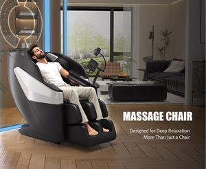 Full Body <b>Massage</b> Chair of Dual-core Track <b>Shiatsu</b> <b>Massage</b> Recliner of Zero Gravity with Control Lower Back and Calf Heating - Product Image 5