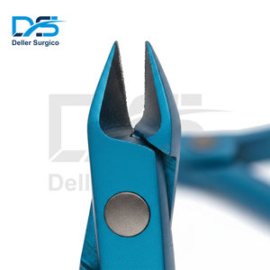 Pince à cuticules professionnelle en acier inoxydable Micro Craft, pinces de podologie, finition mate/revêtement en poudre, finition miroir, mâchoire large - Product Image 3