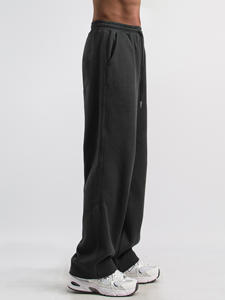 กางเกงวอร์มผ้าคอตตอน100% สำหรับผู้ชายกางเกงวิ่งจ๊อกกิ้งมีกระเป๋า2ข้างดีไซน์แฟชั่นงาน OEM - Product Image 2