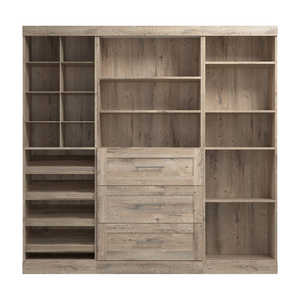Sistema organizador de armario de 86 W de lujo, muebles de dormitorio de madera de Vietnam - Product Image 2
