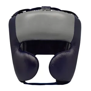 Bảo vệ đầu cho Võ sĩ chuyên nghiệp MMA đào tạo Kick Boxing Head Gear da chất liệu bảo vệ miệng bảo vệ đầu tùy chỉnh